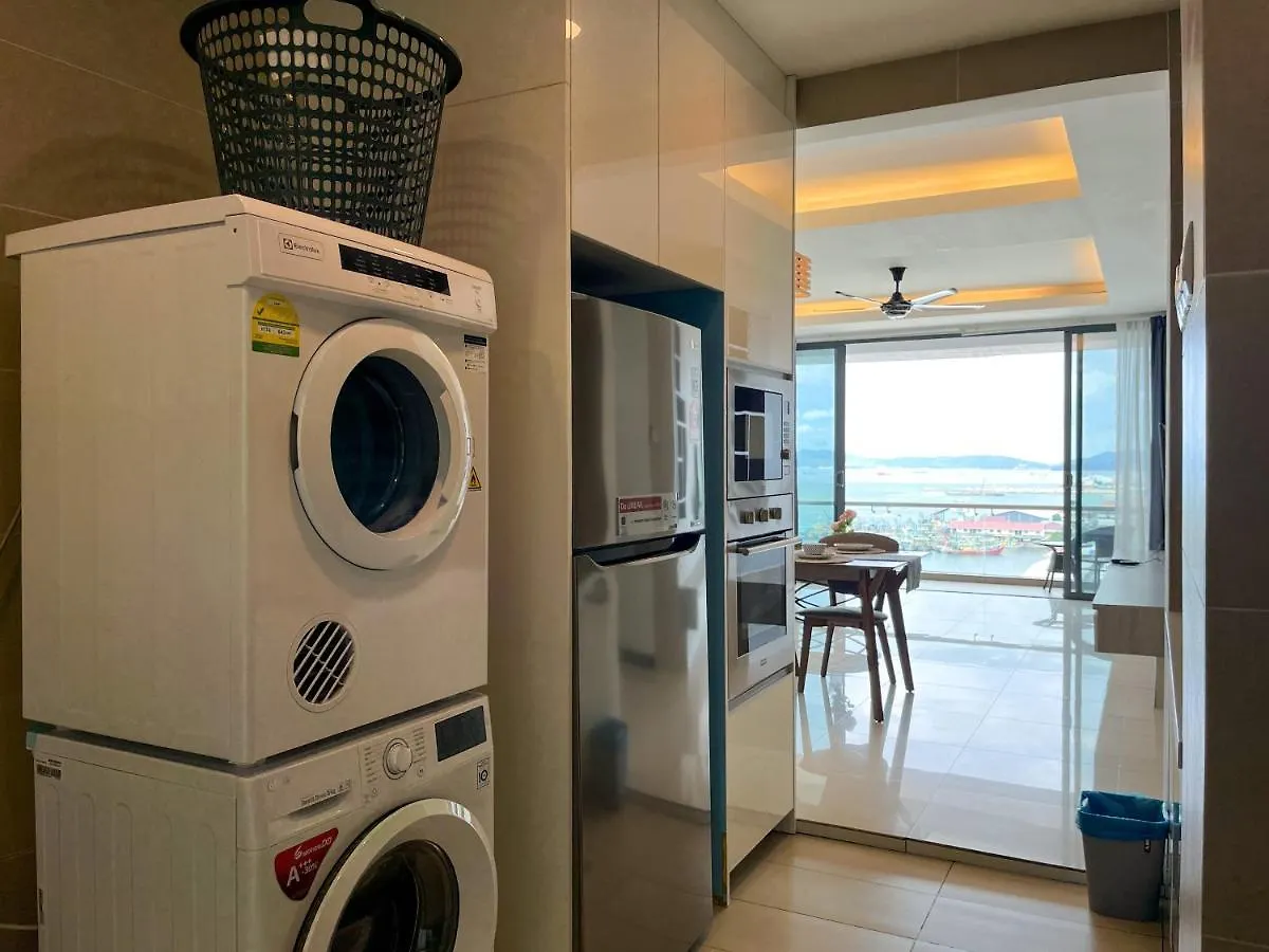 Pelagos Oceanus Waterfront Seaview Homestay Kota Kinabalu Apartamento